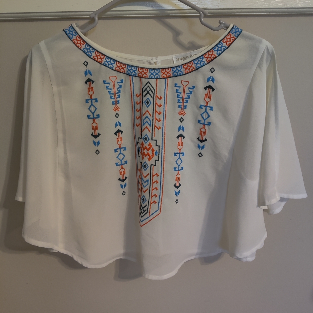 Jealous Tomato see through shirt, Size S